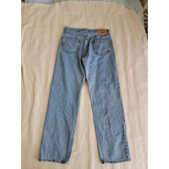 Levis 550 Mens Jeans 34x33 Relaxed Cotton Blue Mid Rise Tapered VTG 90s Y2K - Picture 15 of 16